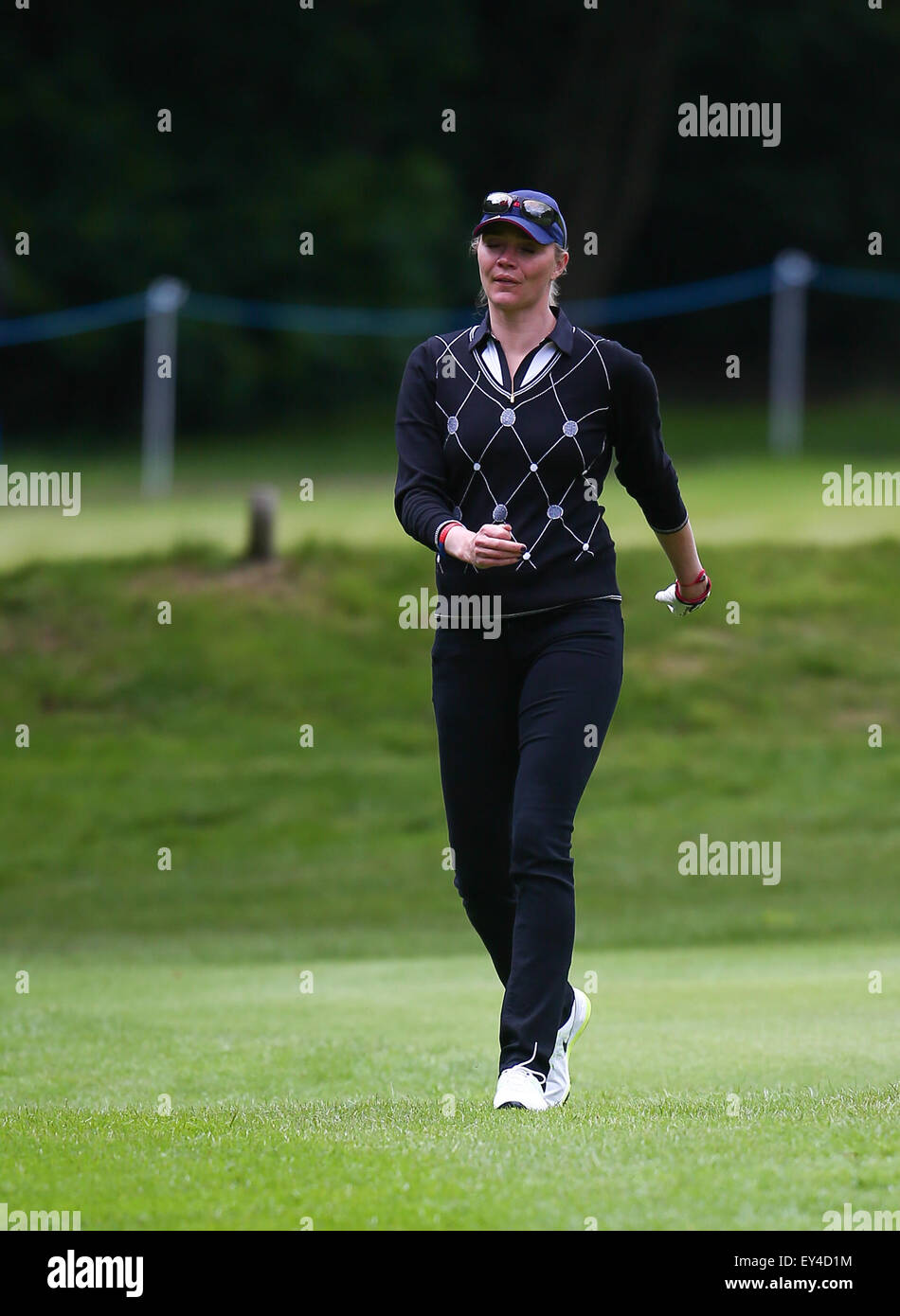 BMW PGA Championship - Pro Am - Wentworth  Featuring: Jodie Kidd Where: London, United Kingdom When: 20 May 2015 Stock Photo