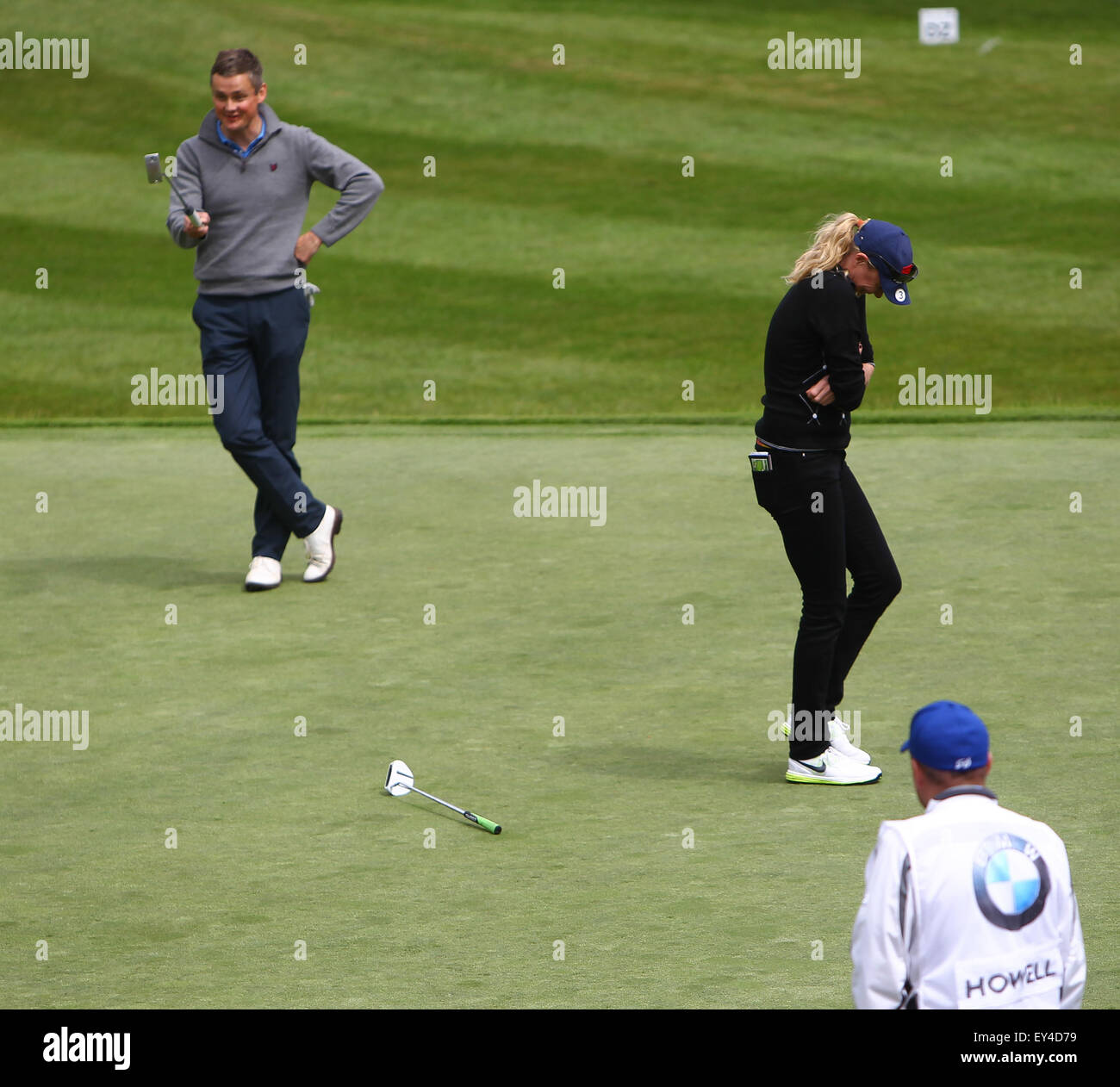 Bmw Pga Championship Pro Am Wentworth Featuring Jodie Kidd Tom Stock Photo Alamy