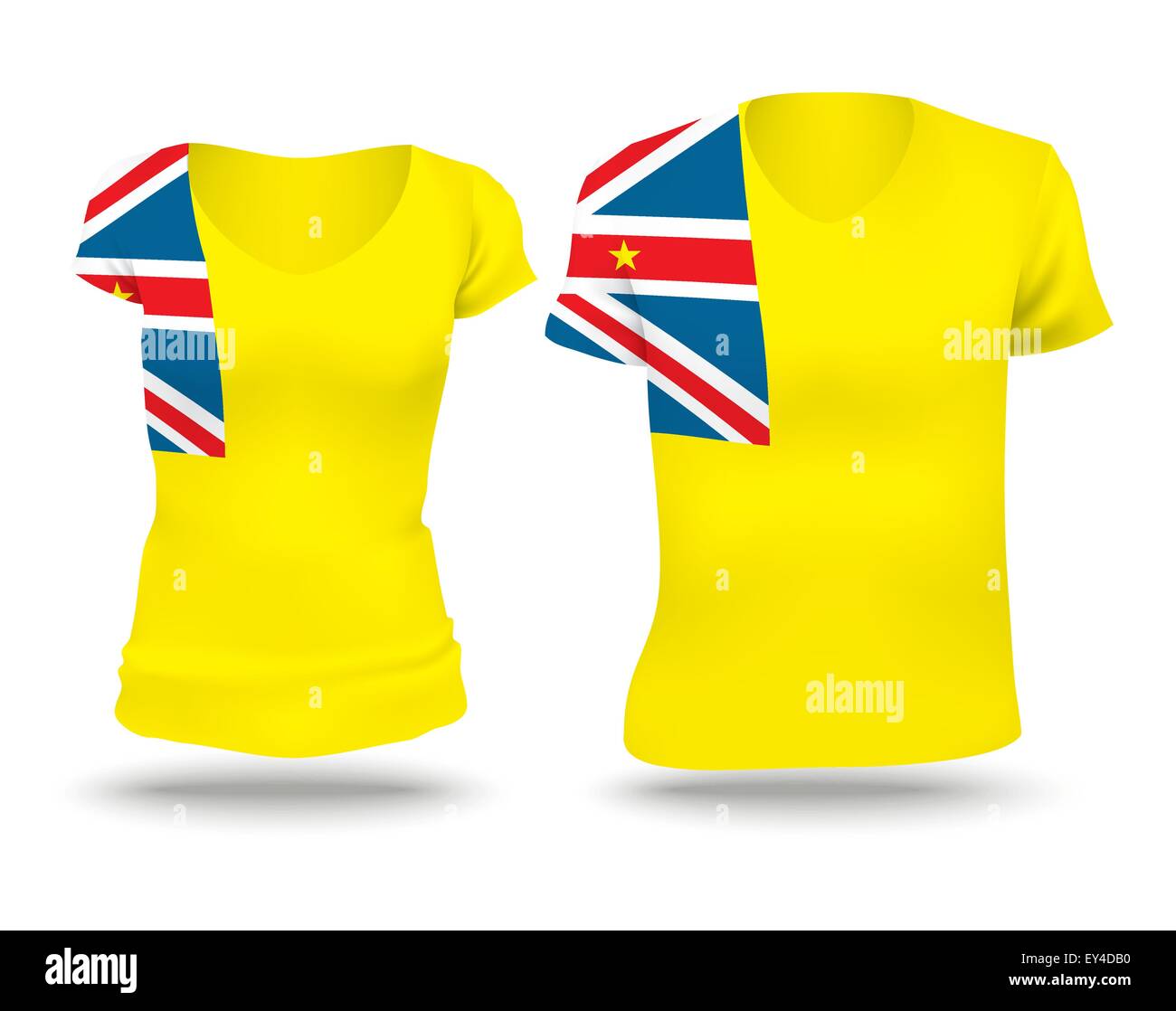 Flag shirt design of Niue - vector illustration Stock Vector Image ...