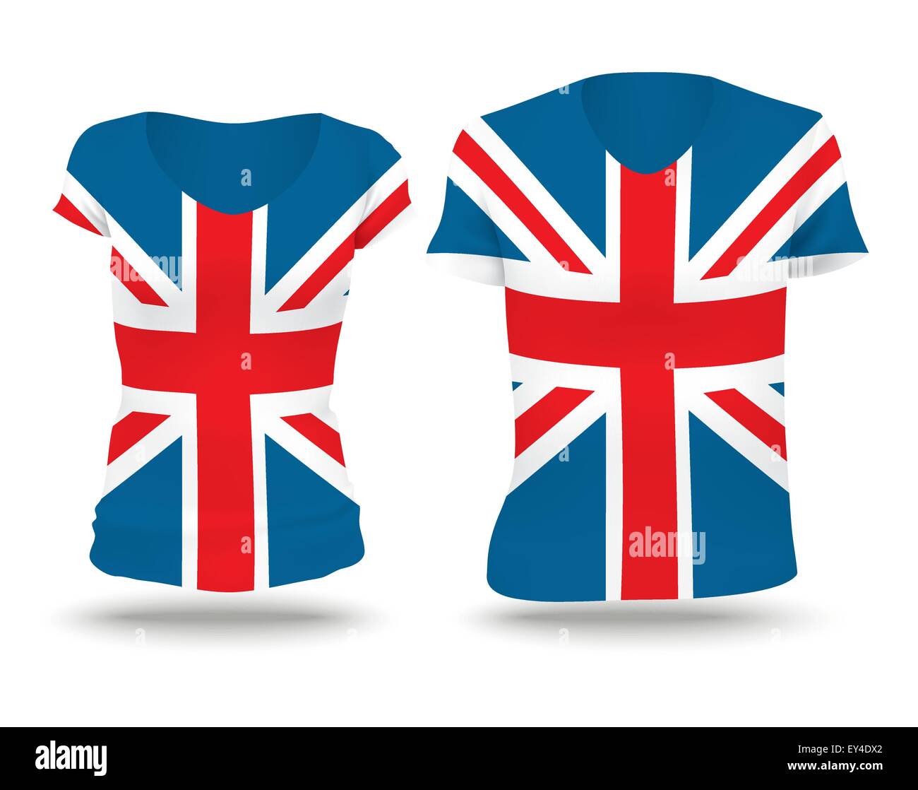Flag shirt design of United Kingdom - vector illustration Stock Vector ...