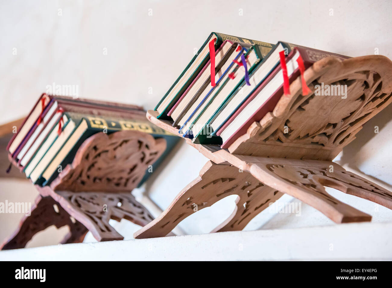 Image of a arab bookstand in Oman, middle east Stock Photo