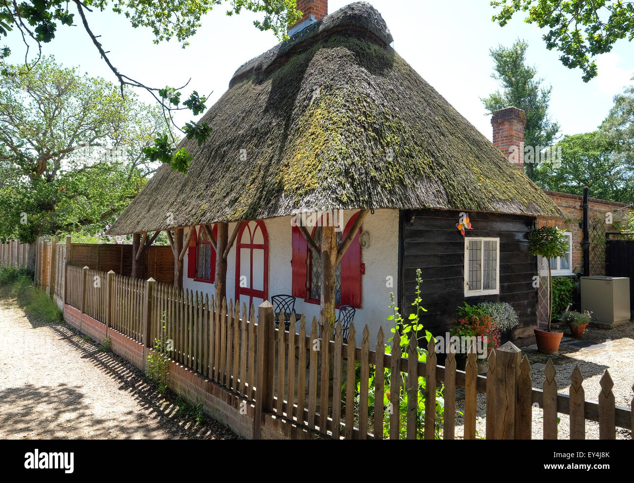 The Duke's Bath House, Buckler's Hard on the Beaulieu River, in the New forest, Hampshire, UK Stock Photo