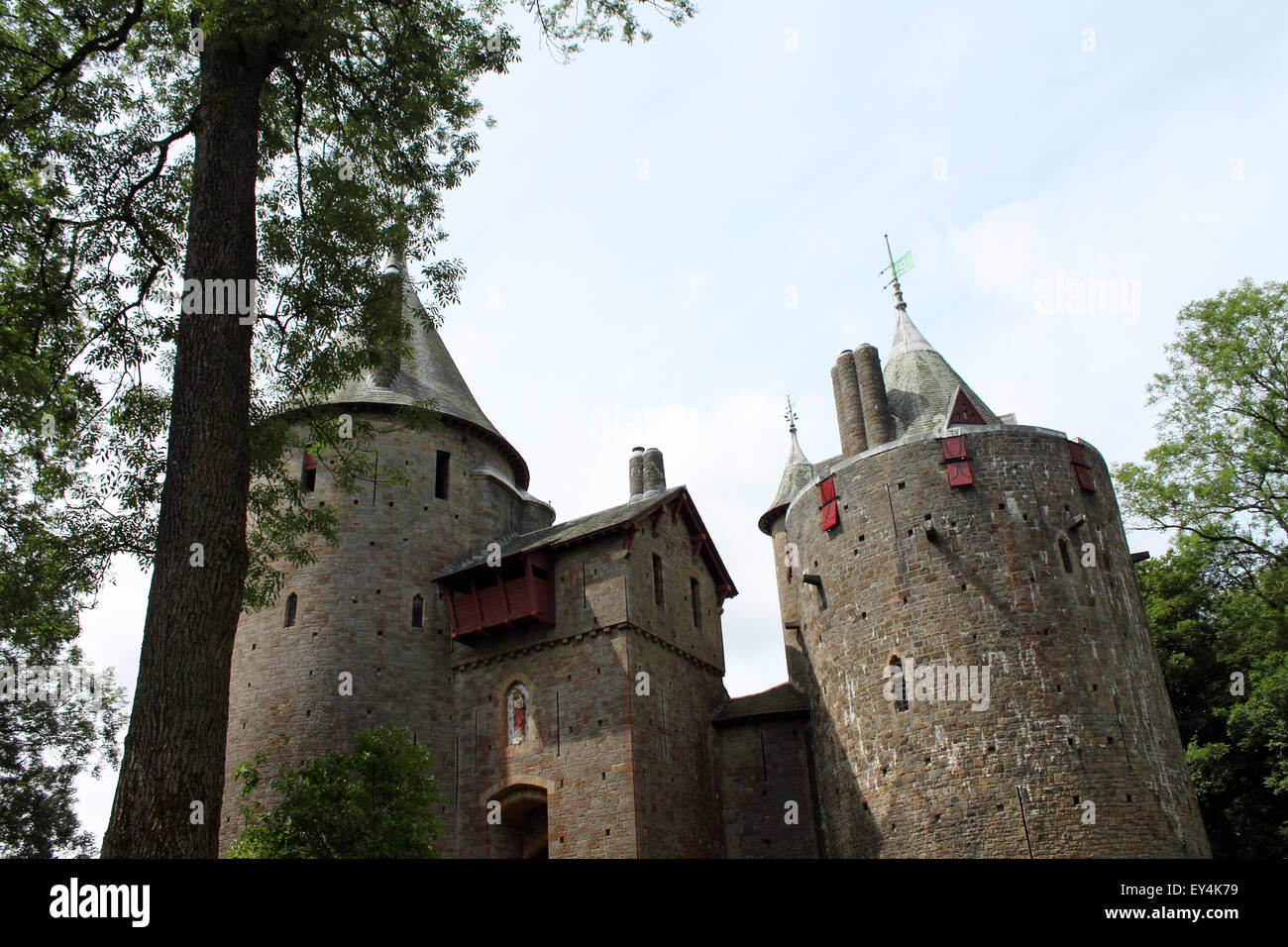 Castle or Castell Coch, Cardiff, South Wales, UK Stock Photo