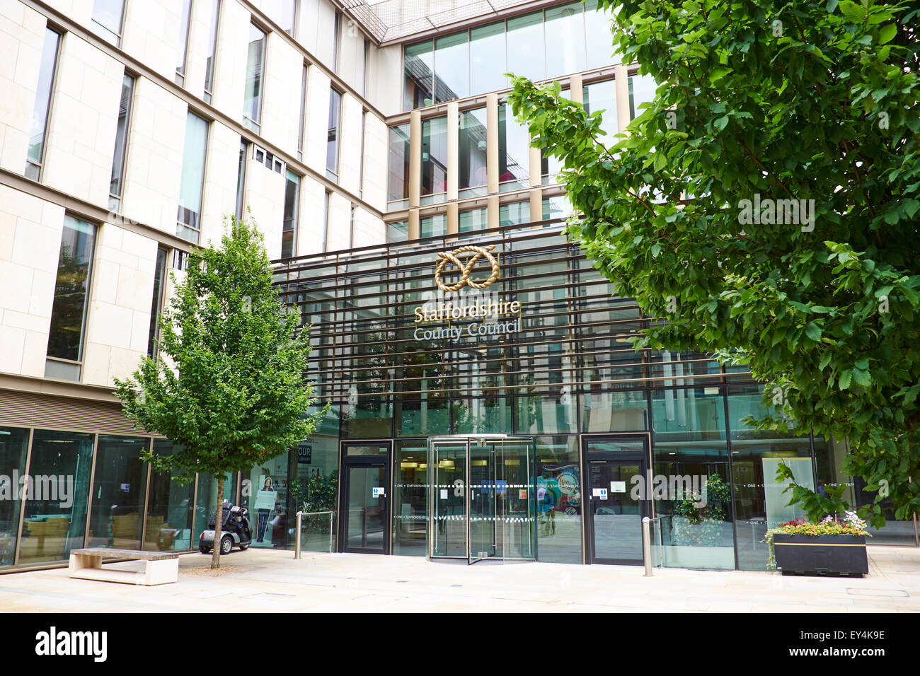 Staffordshire County Council Offices Staffordshire Place Stafford UK Stock Photo