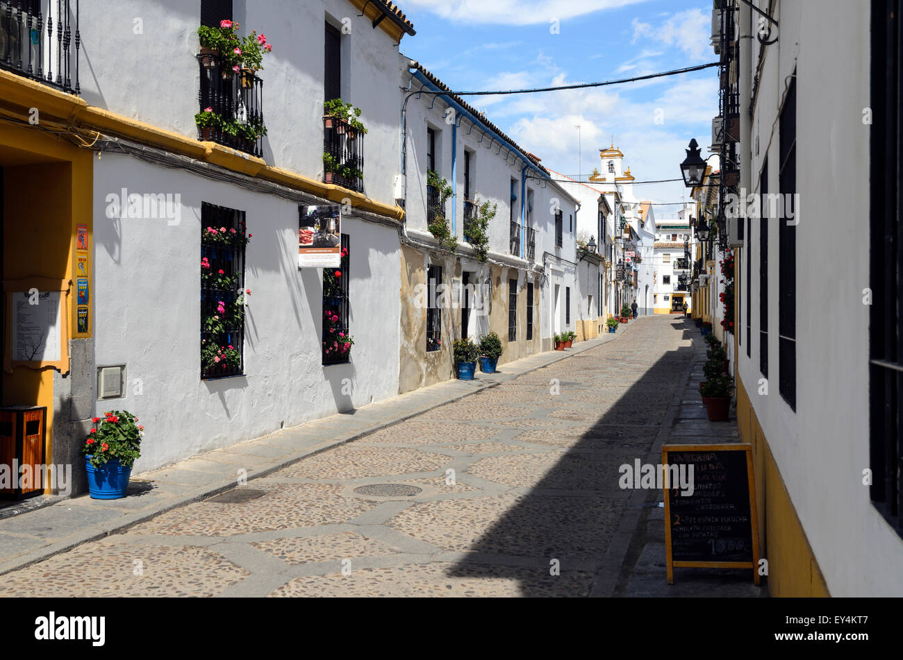 A street in the Centro District, Cordoba, Andalucia, Spain,Europe, Stock Photo