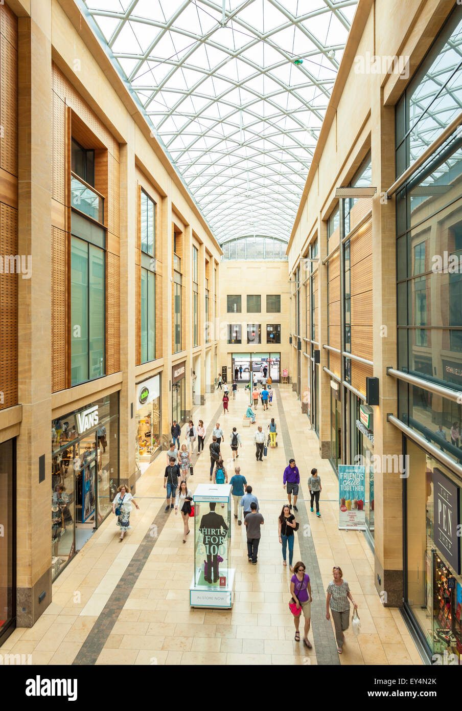 Grand Arcade Shopping Mall Cambridge City Centre Cambridgeshire England UK GB EU Europe Stock Photo