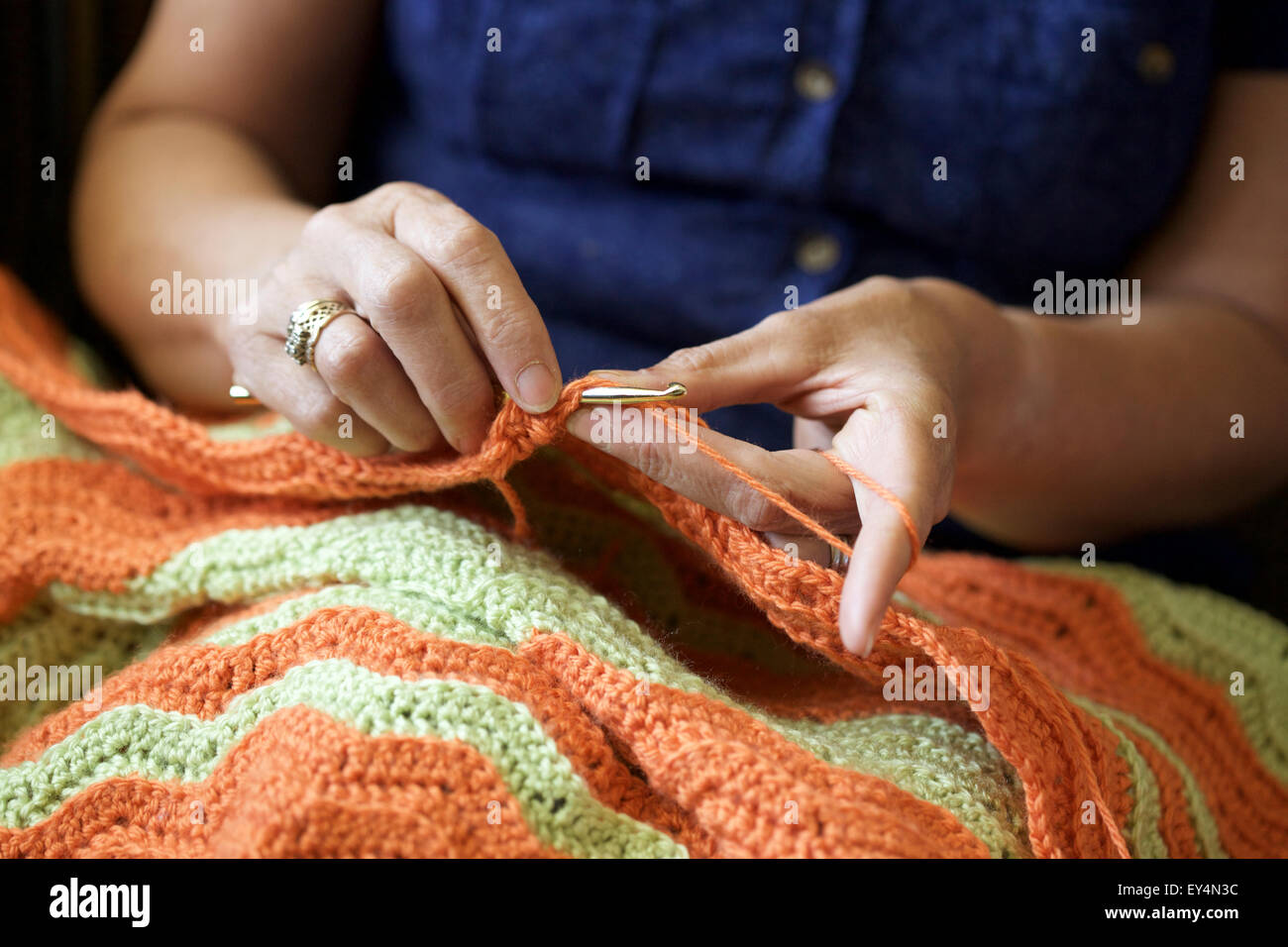 Woman crocheting hires stock photography and images Alamy