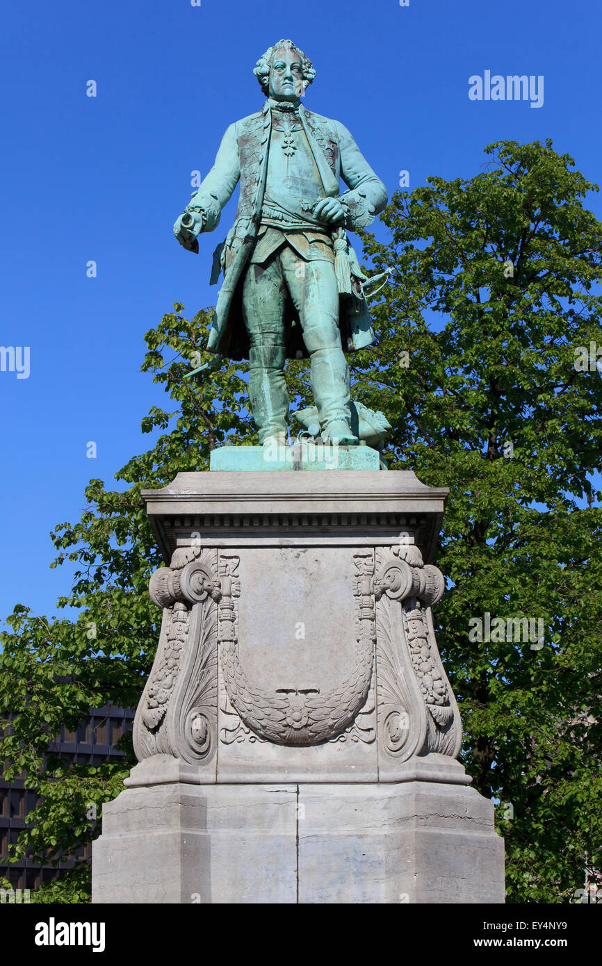 Statue of prince charles alexander of lorraine governor general of the