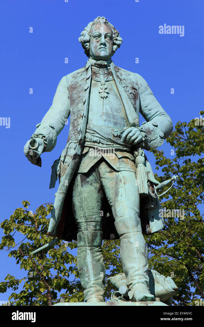 Statue of prince charles alexander of lorraine governor general of the