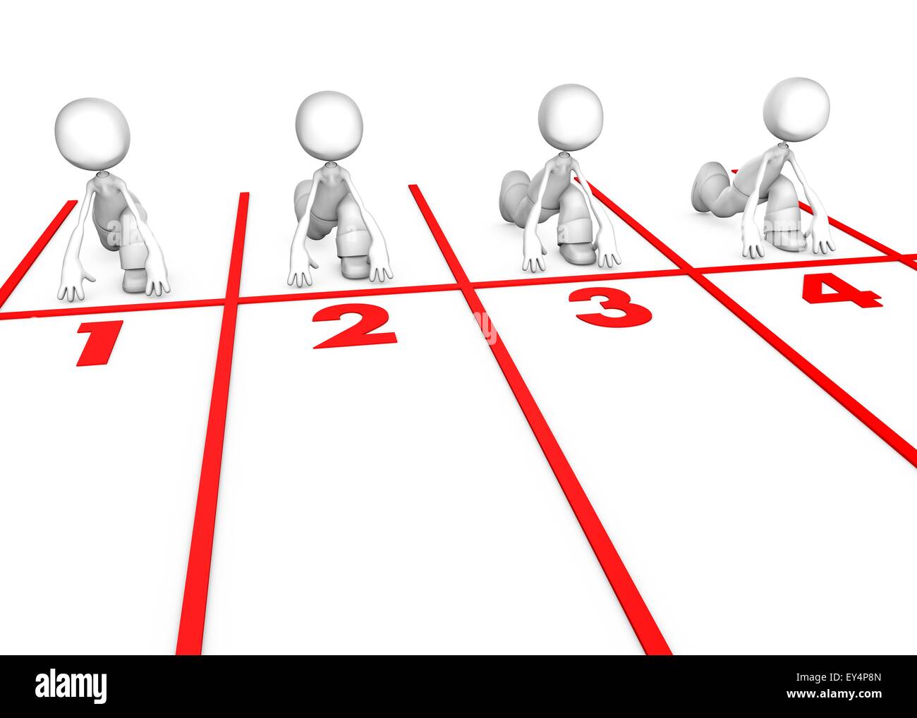 Track and field start Stock Photo Alamy