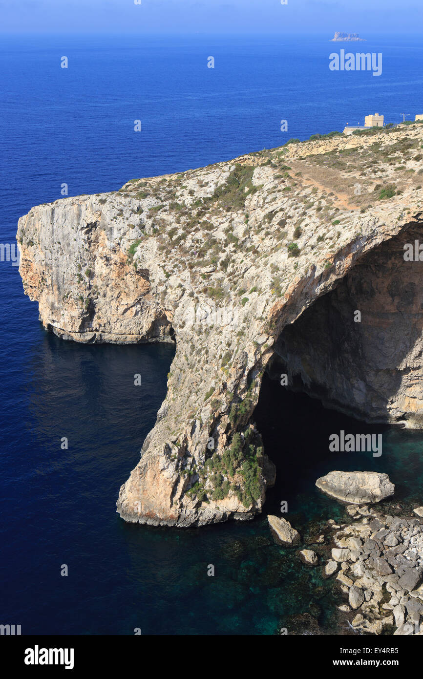 The Blue Grotto near Wied izZurrieq, Malta Stock Photo Alamy