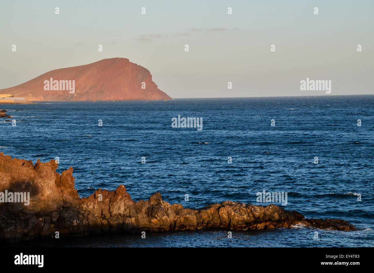 Sunset on the Atlantic Ocean Stock Photo - Alamy