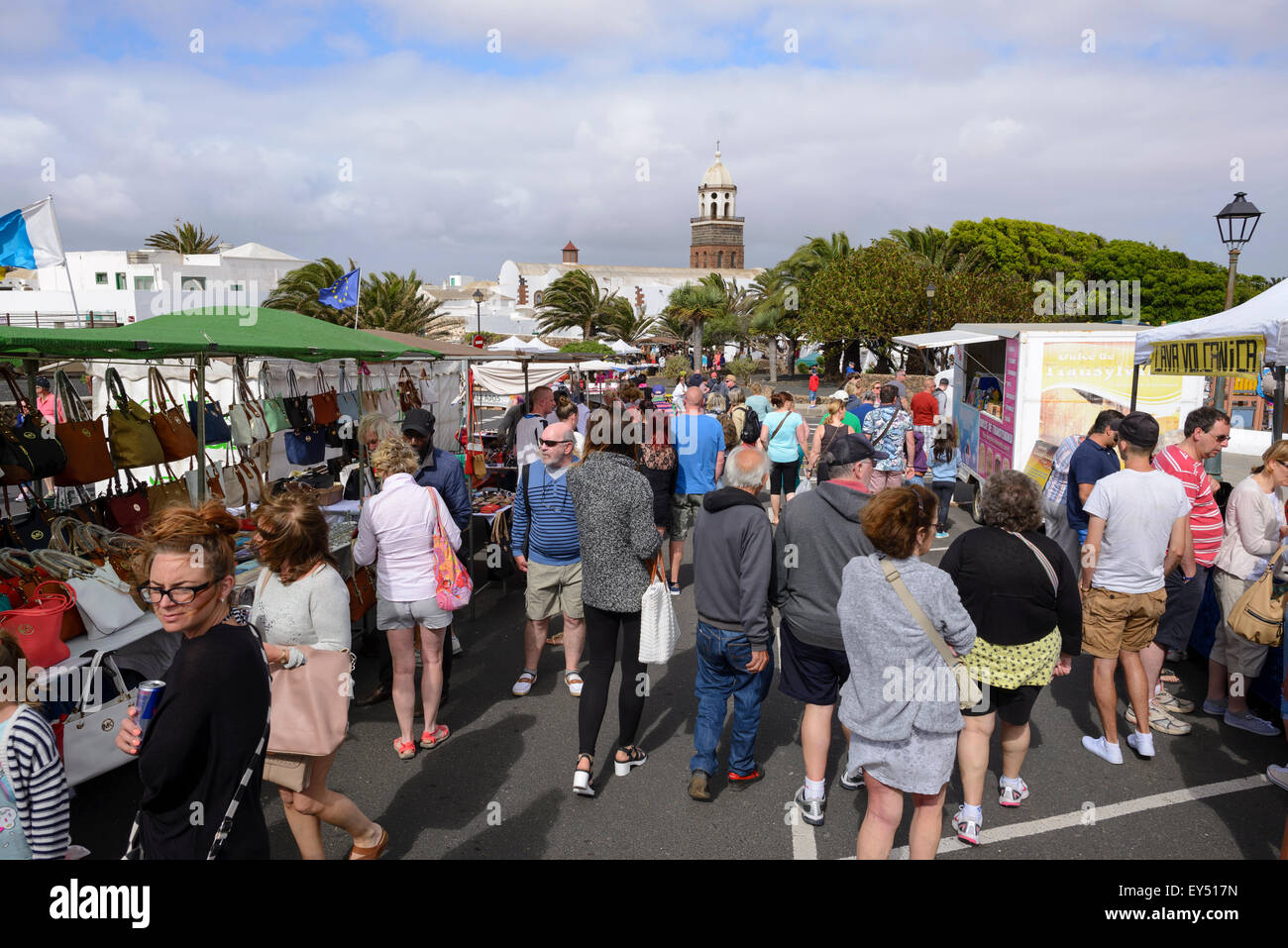 Teguise Market, Lanzarote Stock Photo Alamy