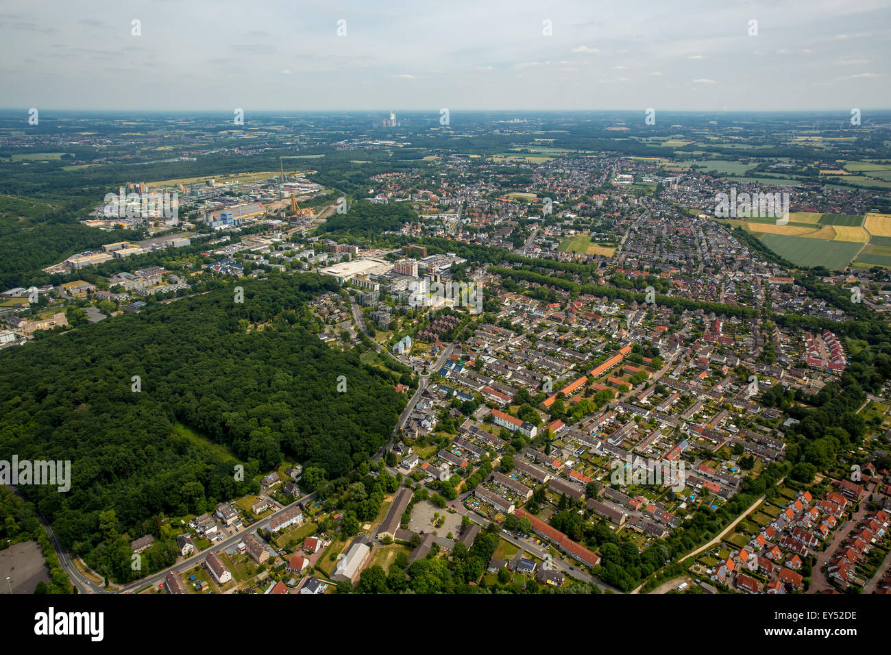 City centre, Bergkamen, Ruhr district, North Rhine-Westphalia, Germany Stock Photo