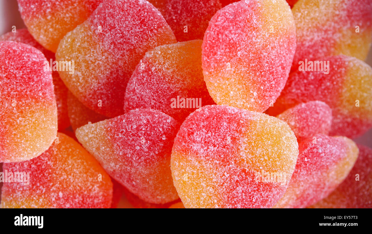 colorful jelly texture detail with sugar Stock Photo Alamy