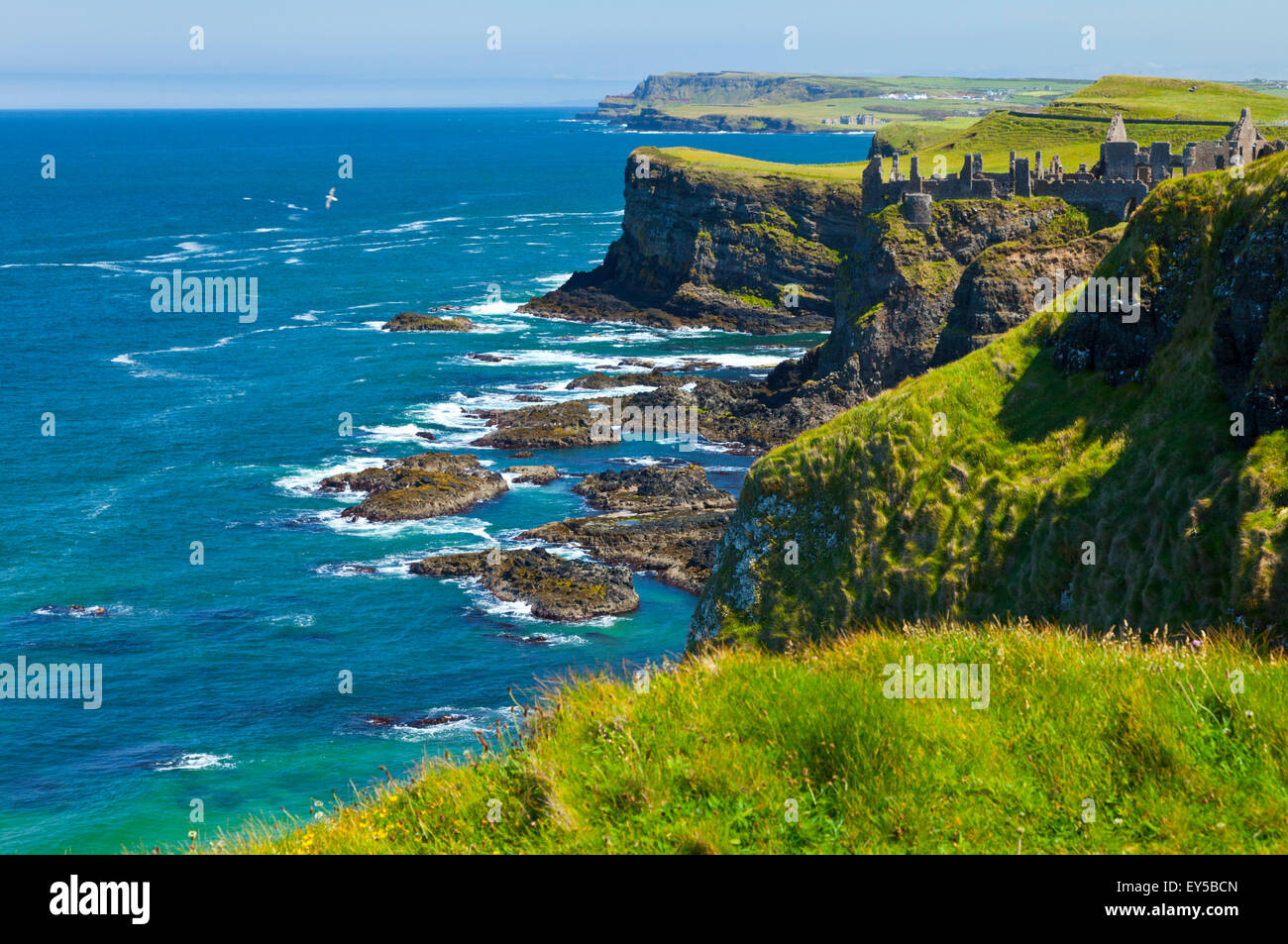 Dunluce Castle - Bushmills Northern Ireland Maghera cross Celtic ...