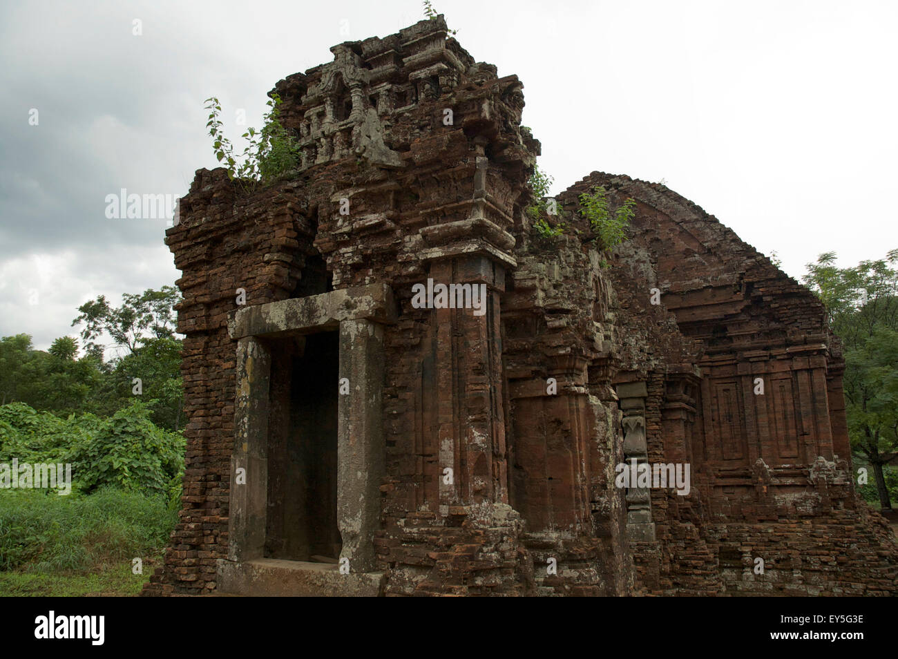 Ruins of the My Son Hindu temple complex, Quang Nam Province, Vietnam Stock Photo