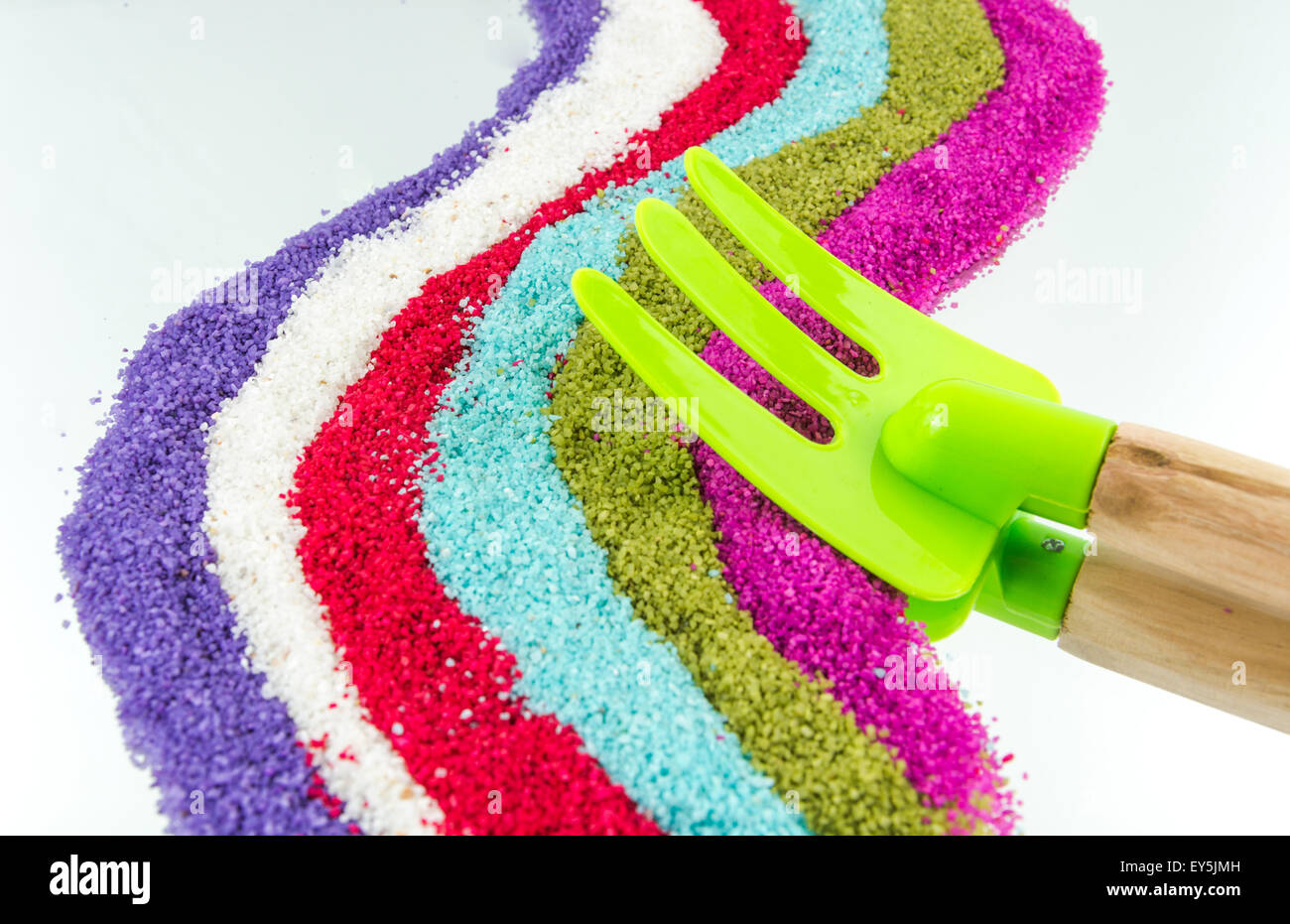 Sand and various colors Stock Photo Alamy