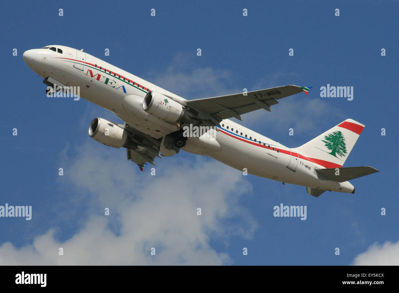 MEA A320 LEBANON MIDDLE EASTERN BEIRUT Stock Photo