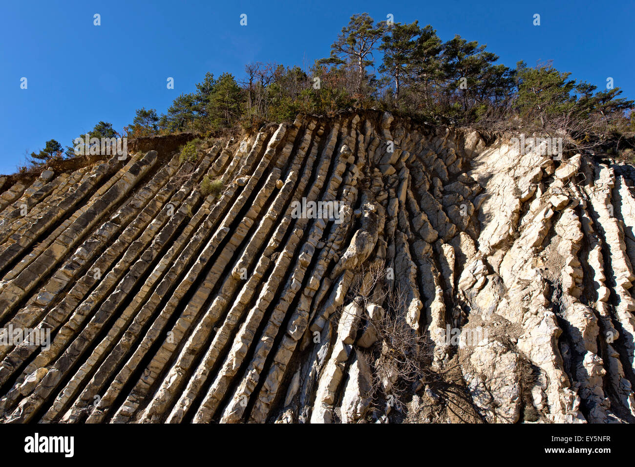 A mix of clay and limestone beds of marl France Geological site ranked "global benchmark