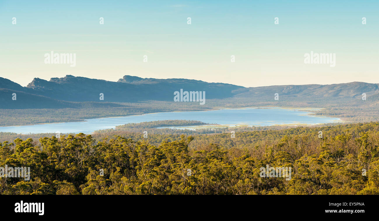 Lake Wartook reservoir in the Grampians National Park, Victoria ...