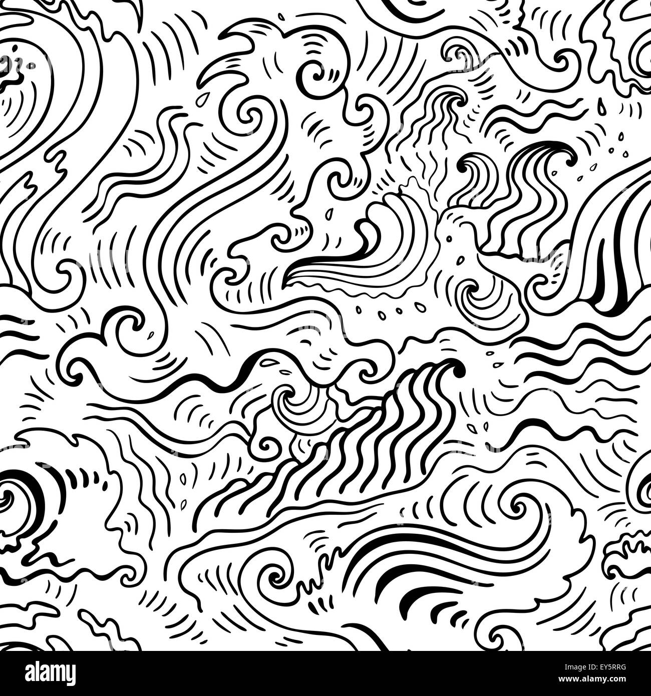 Ocean Wave Royalty Free Vector Image Vectorstock