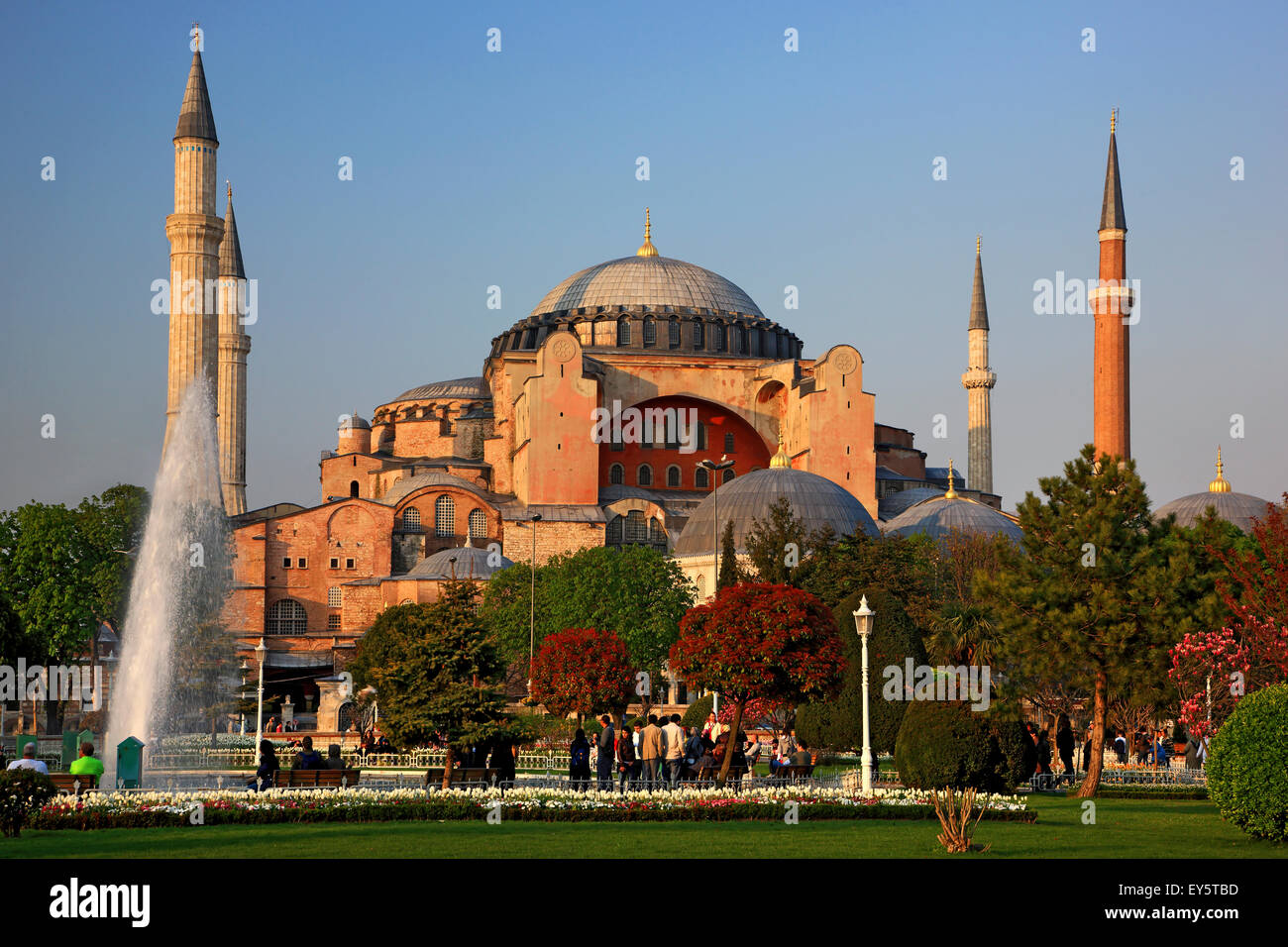 Hagia Sophia, one of the major 'trademarks' of Istanbul, Turkey Stock Photo