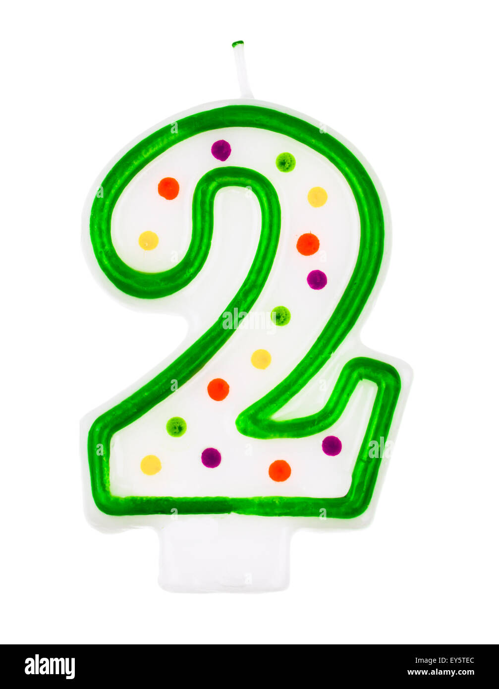 u♡Candle様　2点おまとめ Birthday candle 2 years Cut Out Stock Images & Pictures - Alamy