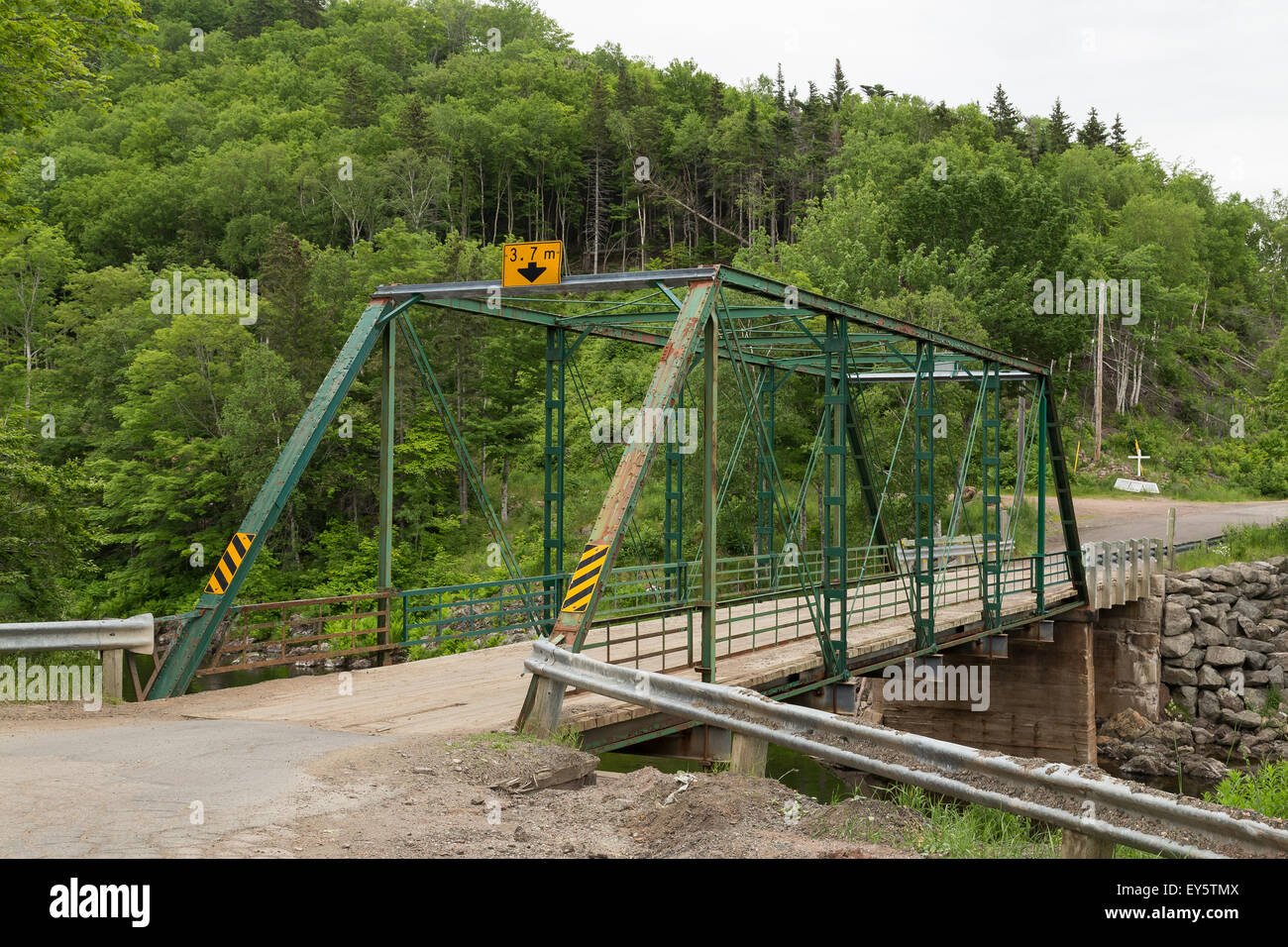A typical Bridge in Cape Breton found on the rural roads Stock Photo Alamy