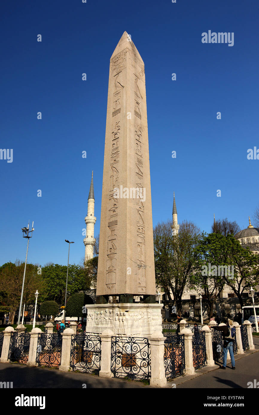 The Obelisk of Theodosius (also known as the "Obelisk of Thutmose III" or "Egyptian Obelisk