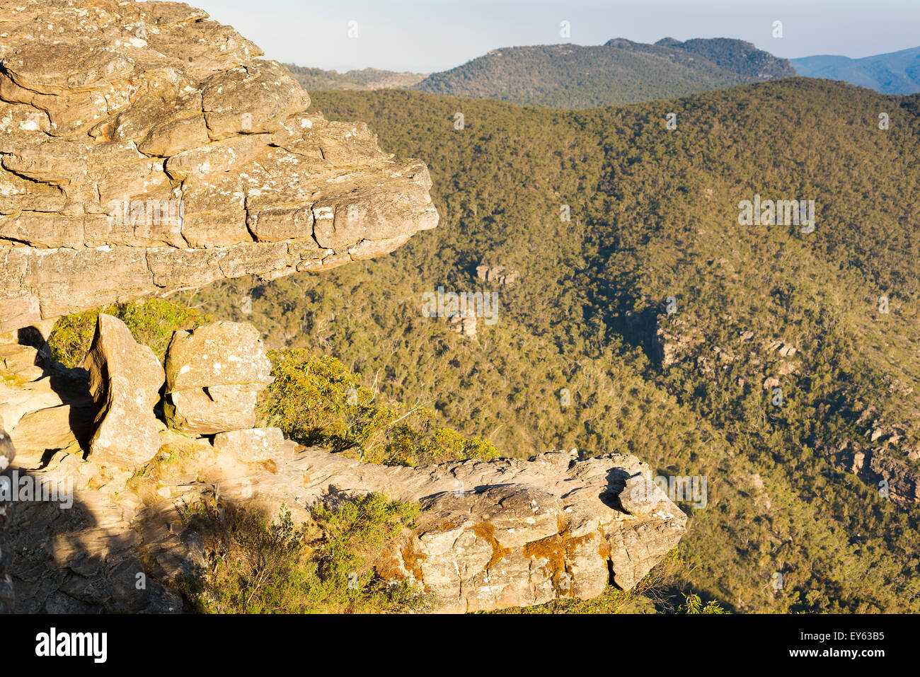 The Balconies lookout in the Grampians National Park, Victoria, Australia Stock Photo