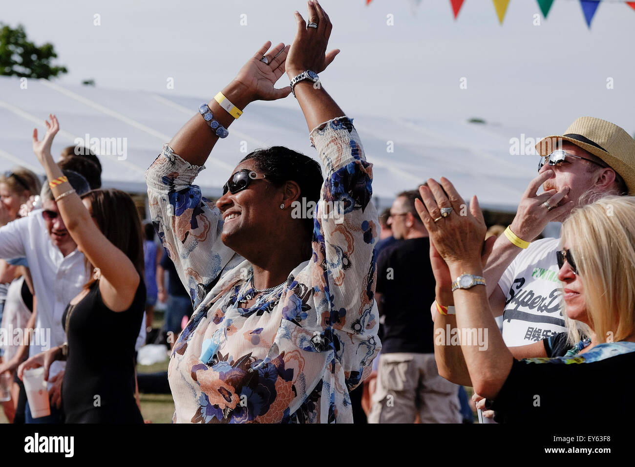 Audience at the Brentwood Festival 2015 Stock Photo - Alamy