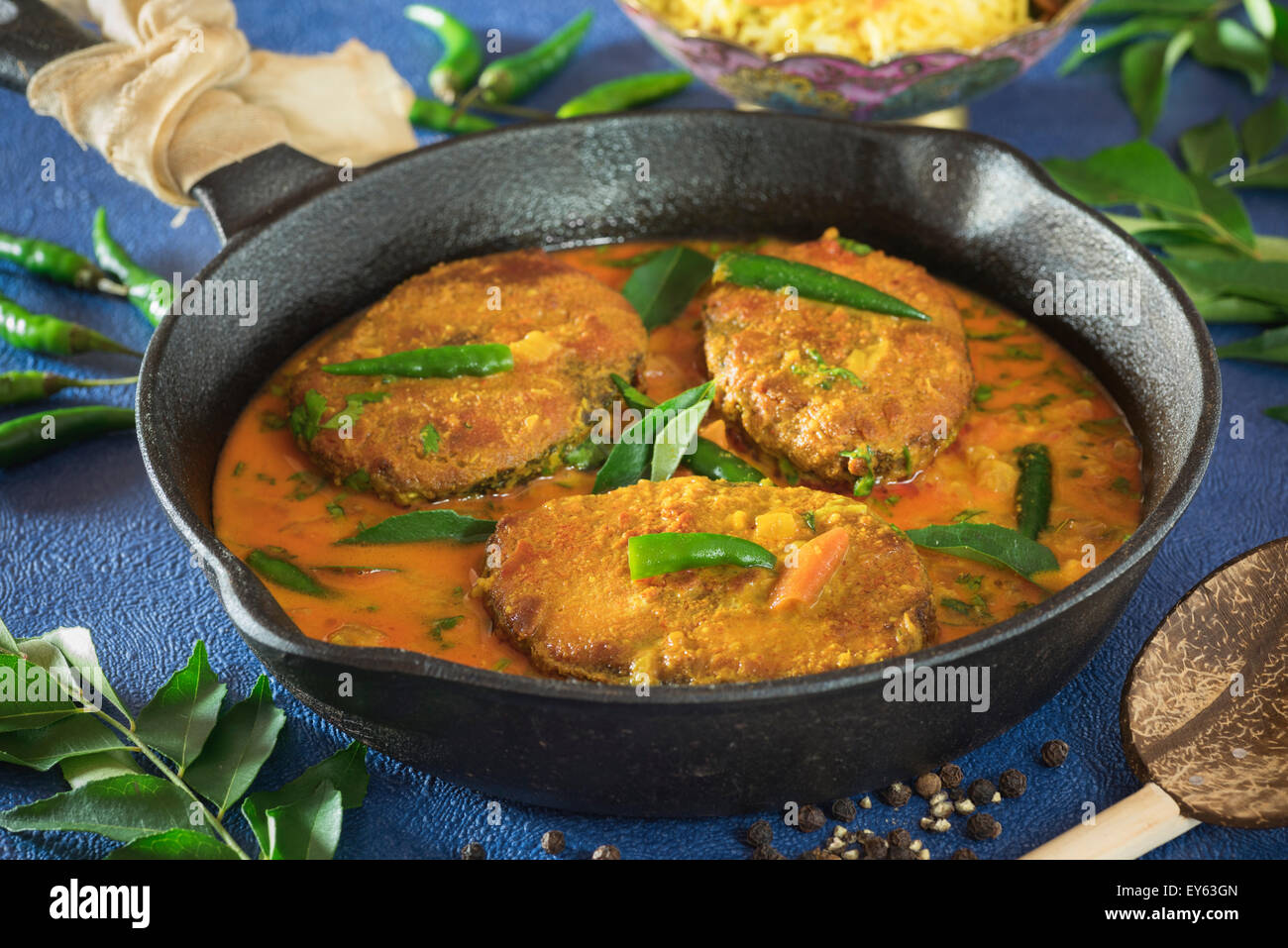 South Indian fish curry. India Food Stock Photo - Alamy