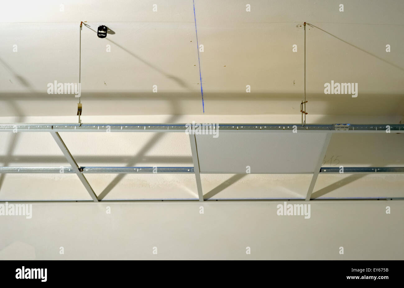 Construction Of The Structure Of A Suspended Ceiling With