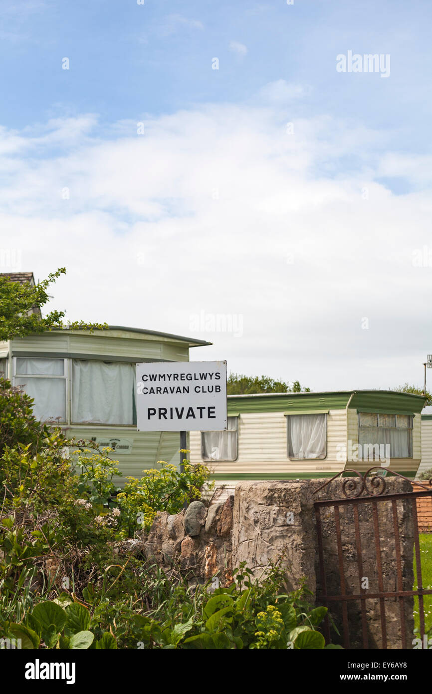 Welsh caravan hires stock photography and images Alamy