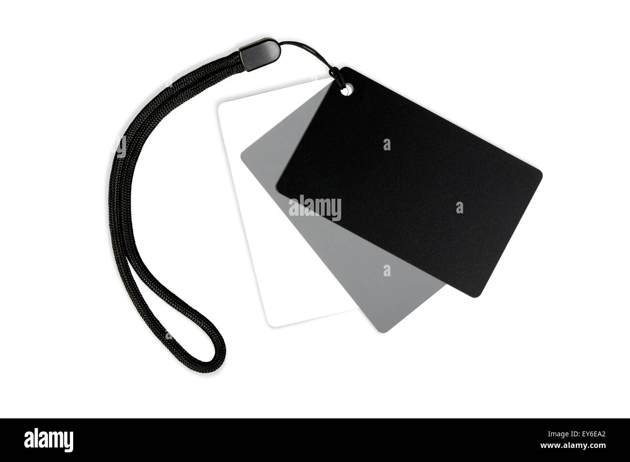 Digital grey card and white balance - Digital Grey Card And White Balance Card Set Isolated On White Background EY6EA2 