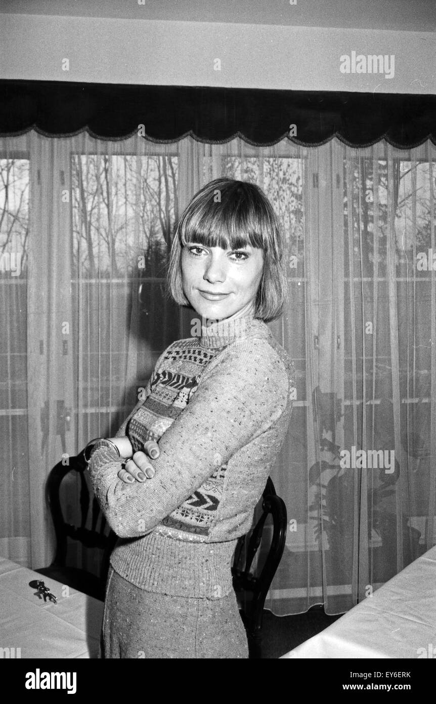 Deutsche Schauspielerin Judy Winter, Deutschland 1970er ...