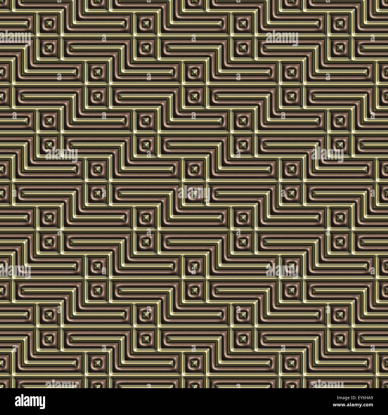 Gold seamless tileable decorative background pattern Stock Photo - Alamy