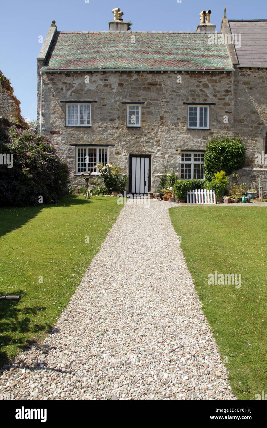 Vicars cottage Penmon  Anglesey Stock Photo
