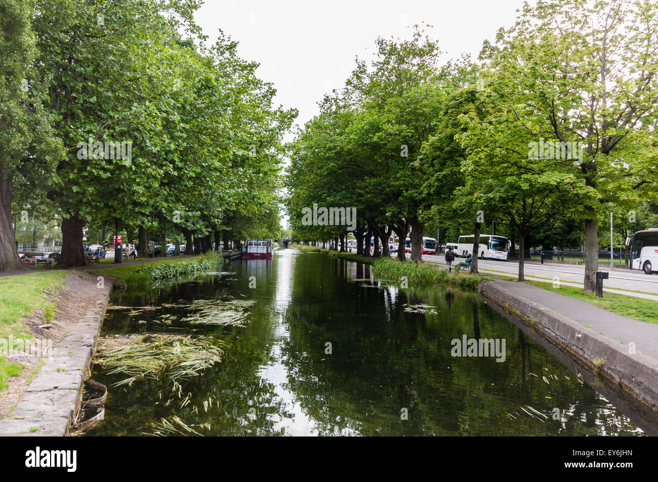 Dublin Canal Stock Photo