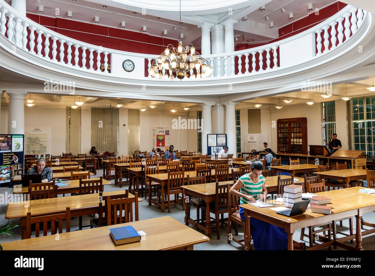 Cape Town South Africa,City Centre,center,Government Avenue,The Company's Garden,National Library Of,South Africa,Cape Town Campus,interior inside,pub Stock Photo