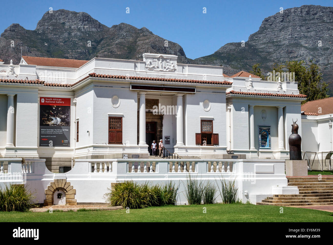 Cape Town South Africa,City Centre,center,Government Avenue,The Company's Garden,public park,Table Mountain National Park,National Gallery,SAfri150309 Stock Photo
