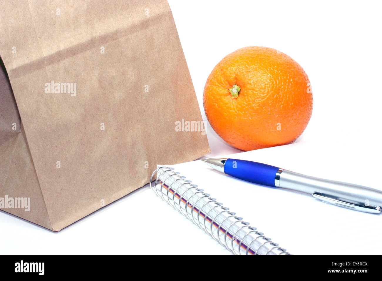 Brown bag lunch meeting Stock Photo Alamy
