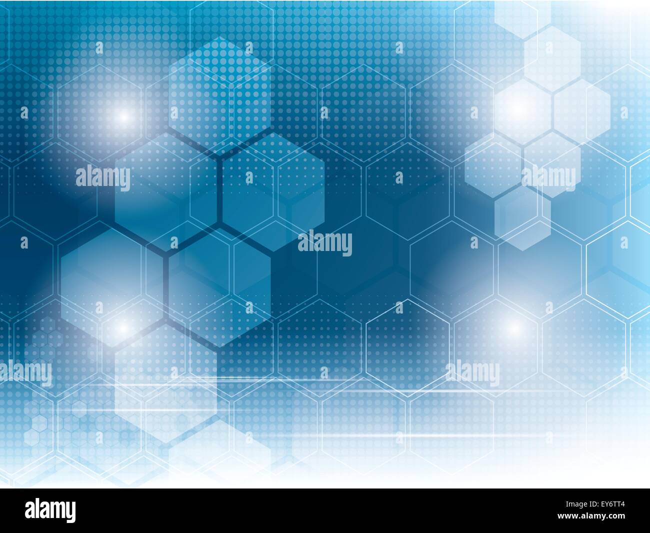 abstract technology background with hexagons Stock Vector Image & Art ...