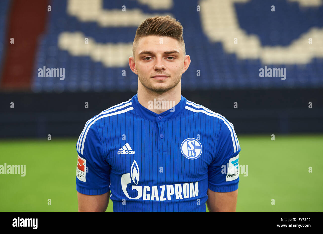 German Soccer Bundesliga 15 16 Photocall Of Fc Schalke 04 On 17 July 15 In Gelsenkirchen Germany Maurice Multhaup Stock Photo Alamy