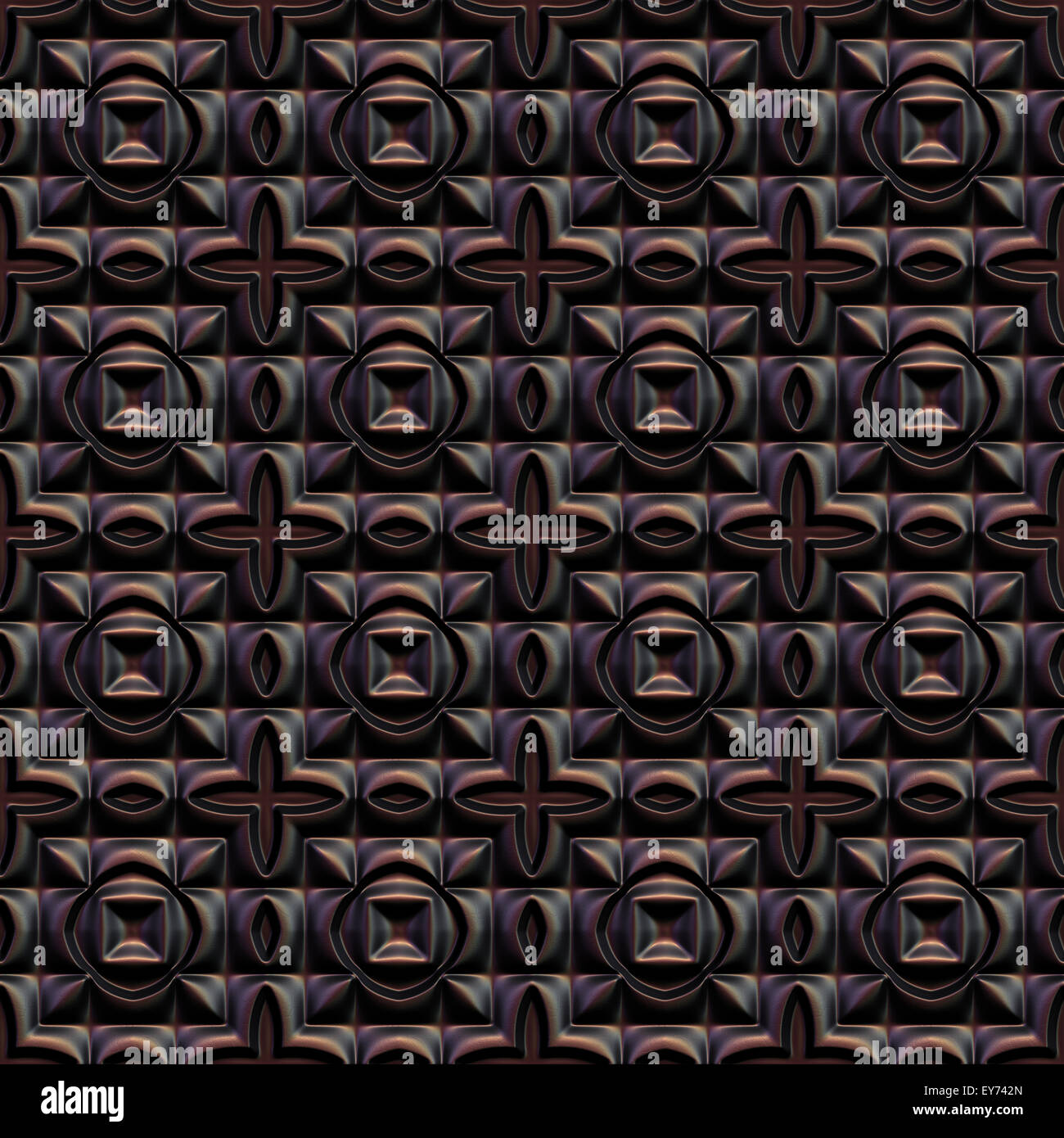 Brown leather seamless tileable decorative background pattern Stock ...