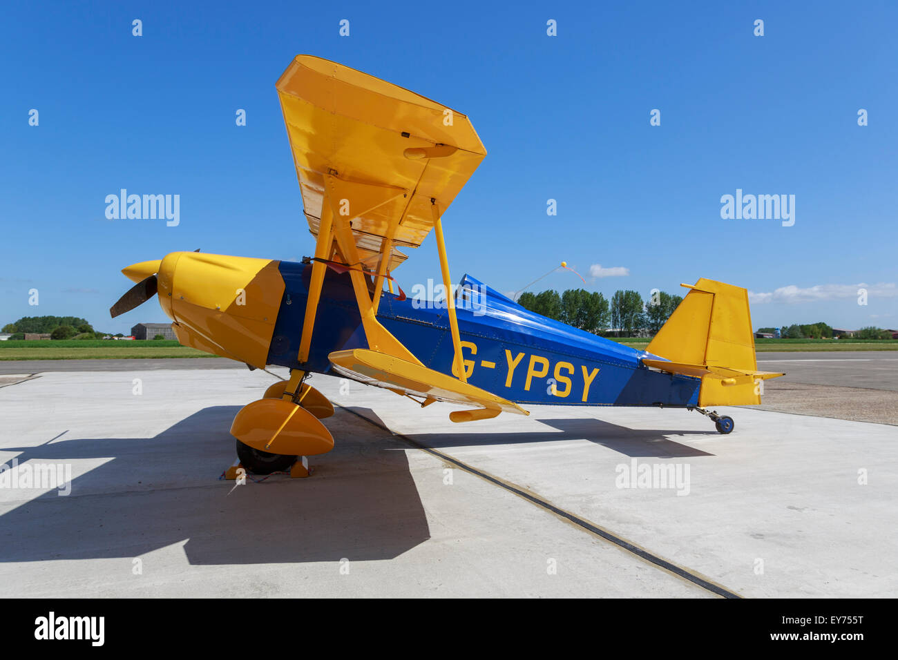 Andreasson BA4B homebuilt aeroplane, reg. G-YPSY, at Breighton Stock Photo