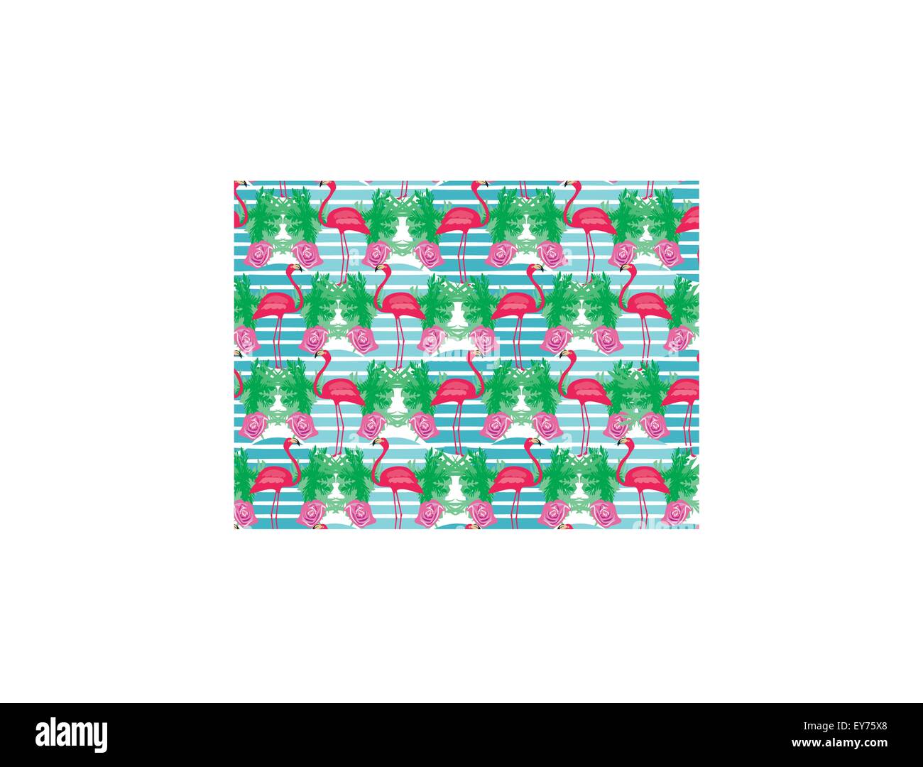 seamless flamingo bird pattern Stock Vector Image & Art - Alamy