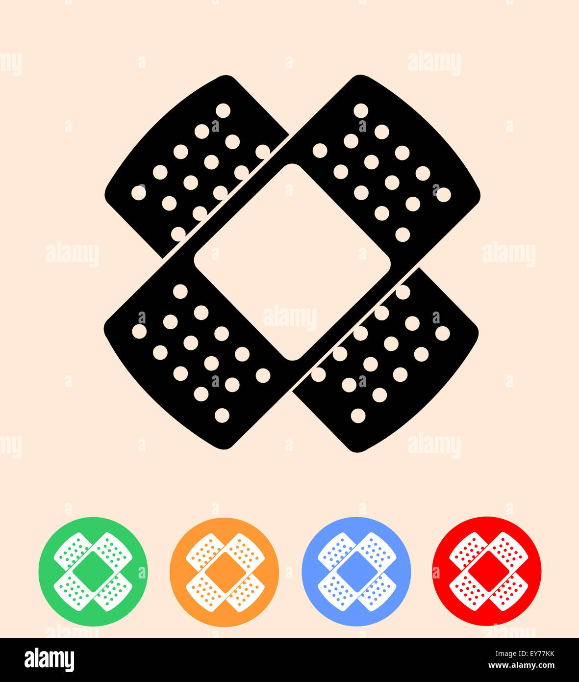 Vector band aid icon hi-res stock photography and images - Alamy