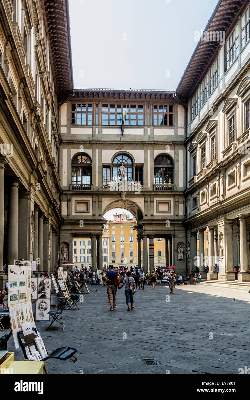 Uffizi Gallery, Florence, Italy. Stock Photo